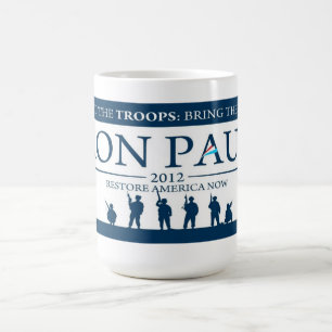 Ron Paul voor President 2012 Campaign Coffee Cup Koffiemok