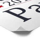 Ron Paul voor President 2012 Campaign Poster (Hoek)