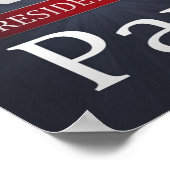 Ron Paul voor President 2012 Campaign Poster (Hoek)