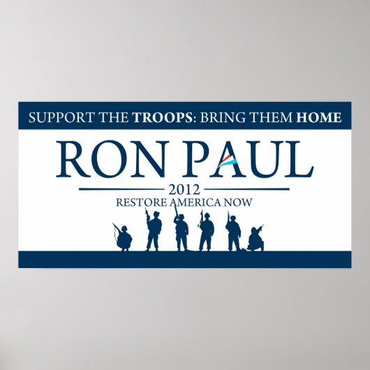 Ron Paul voor President 2012 Campaign Poster (Voorkant)
