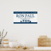 Ron Paul voor President 2012 Campaign Poster (Keuken)