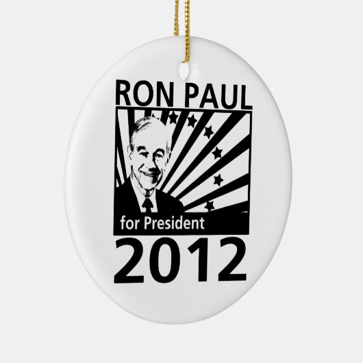 Ron Paul voor President 2012 Keramisch Ornament (Rechts)