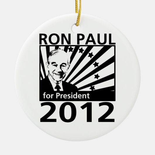 Ron Paul voor President 2012 Keramisch Ornament (Voorkant)