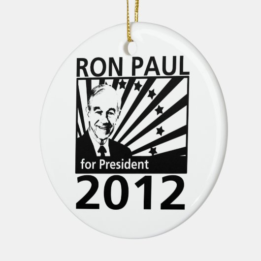 Ron Paul voor President 2012 Keramisch Ornament (Links)