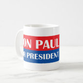 Ron Paul voor President 2012 Koffiemok (Voorkant links)