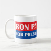 Ron Paul voor President 2012 Koffiemok (Links)
