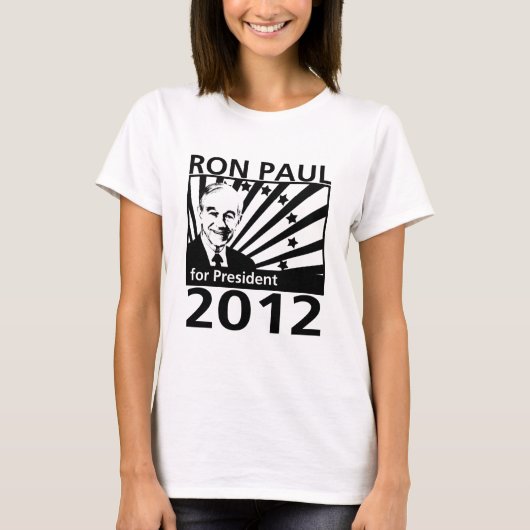 Ron Paul voor President 2012 T-shirt (Voorkant)