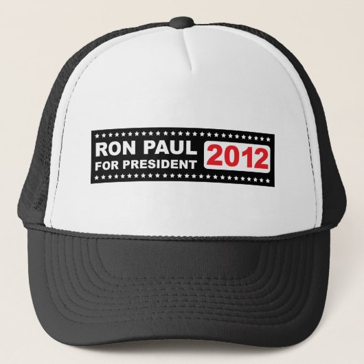 Ron PAul voor President 2012 Trucker Pet (Voorkant)