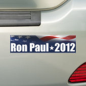 Ron Paul voor President Bumpersticker (Op auto)