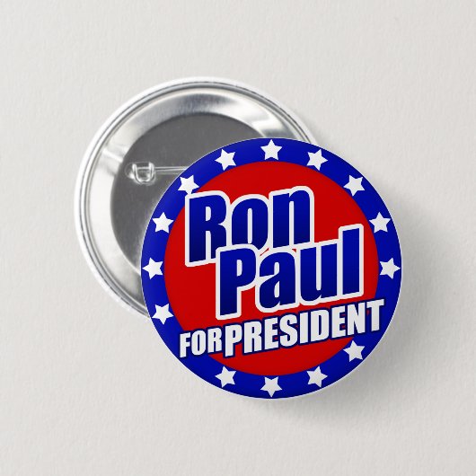 Ron Paul voor President Button (Voorkant /achterkant)