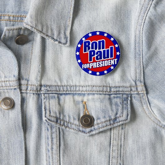 Ron Paul voor President Button (In situ)