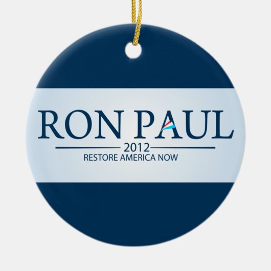 Ron Paul voor President Keramisch Ornament (Voorkant)