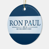 Ron Paul voor President Keramisch Ornament (Links)