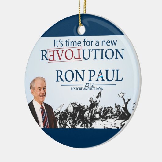 Ron Paul voor President Keramisch Ornament (Links)