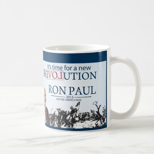 Ron Paul voor President Koffiemok (Rechts)