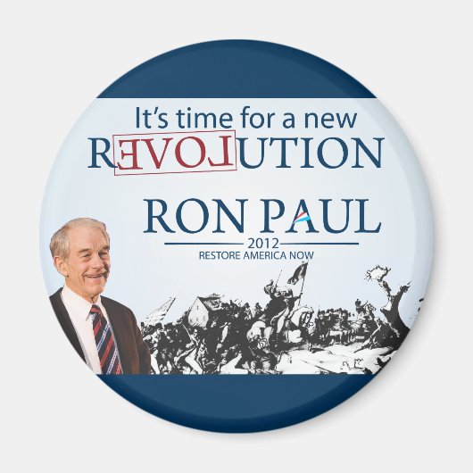 Ron Paul voor President Magneet (Voorkant)