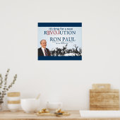 Ron Paul voor President Poster (Keuken)