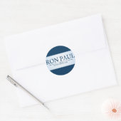 Ron Paul voor President Ronde Sticker (Envelop)