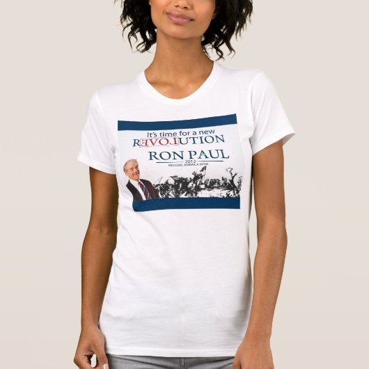 Ron Paul voor President T-shirt (Voorkant)