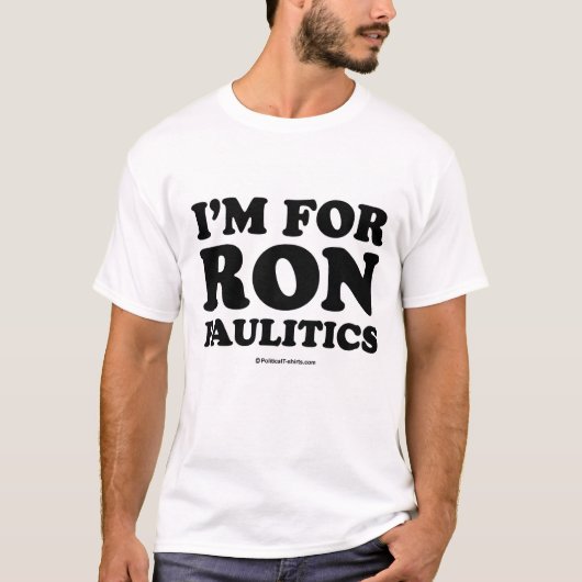 RON PAUL VOOR PRESIDENT T-SHIRT (Voorkant)