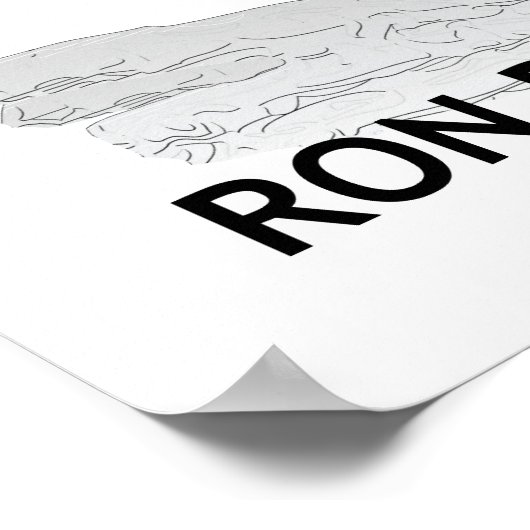 Ron Paul voor President van de Verenigde Staten Poster (Hoek)