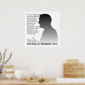 Ron Paul voor President van de Verenigde Staten Poster (Keuken)