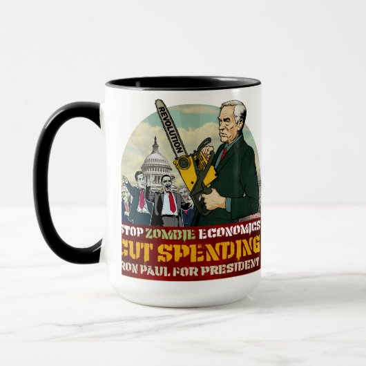 Ron Paul vs. Zombie Economics Jouw Mok (Links)