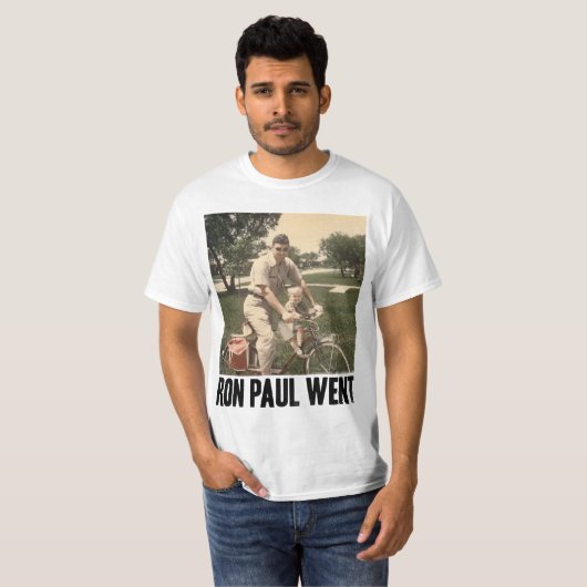 Ron Paul Went T-Shirt (Voorkant volledig)