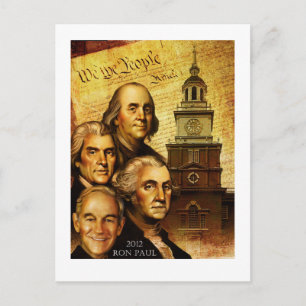 Ron Paul: "Wij zijn het volk" Briefkaart