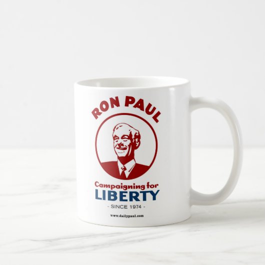 Ron Paul's campagne voor vrijheid! Koffiemok (Rechts)