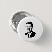 Ron Reagan Ronde Button 3,2 Cm (Voorkant /achterkant)