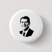 Ron Reagan Ronde Button 3,2 Cm (Voorkant)