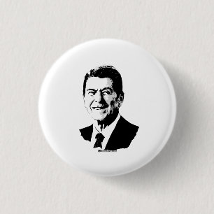 Ron Reagan Ronde Button 3,2 Cm