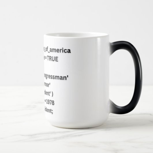 Ron Saved America SQL Mug Magische Mok (Rechts)