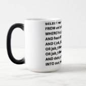 Ron Saved America SQL Mug Magische Mok (Links)