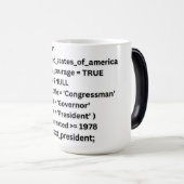 Ron Saved America SQL Mug Magische Mok (Voorkant rechts)