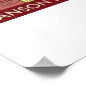 Ron Swanson Pyramide of Greatness Poster (Hoek)