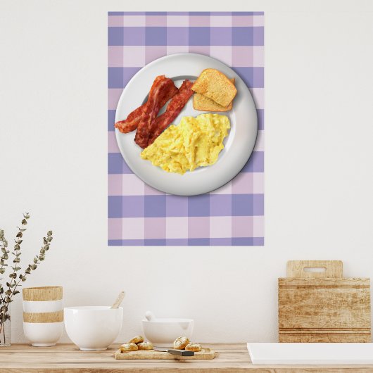 Ron Swanson's ontbijtvol Poster van grootsheid (Keuken)