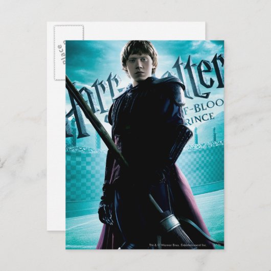 Ron Weasely Briefkaart (Voorkant / Achterkant)