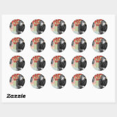 Ron Weasley 4 Ronde Sticker (Vel)