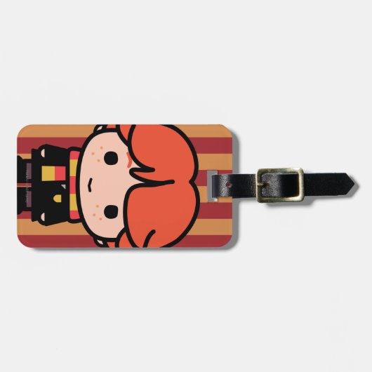 Ron Weasley Cartoon Character Art Bagagelabel (Voorkant horizontaal)