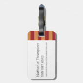 Ron Weasley Cartoon Character Art Bagagelabel (Achterkant verticaal)