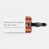 Ron Weasley Cartoon Character Art Bagagelabel (Achterkant horizontaal)