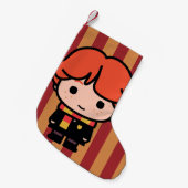 Ron Weasley Cartoon Character Art Kleine Kerstsok (Voorkant (Hangend))