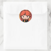 Ron Weasley Cartoon Character Art Ronde Sticker (Tas)