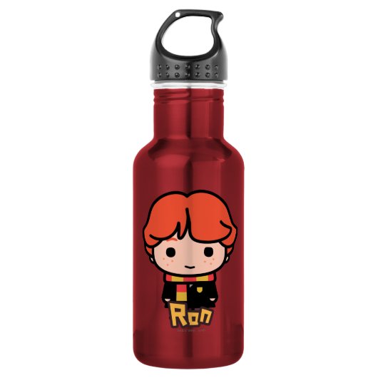 Ron Weasley Cartoon Character Art Waterfles (Voorkant)