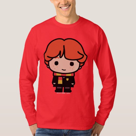 Ron Weasley Cartoon Karakter Kunst T-shirt (Voorkant)