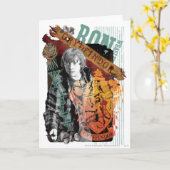 Ron Weasley Collage 1 Kaart (Gele Bloem)