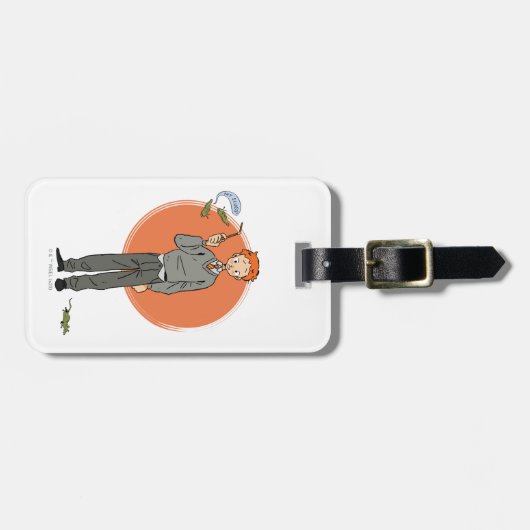 Ron Weasley illustratie "Eet slakken" Bagagelabel (Voorkant horizontaal)