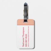 Ron Weasley illustratie "Eet slakken" Bagagelabel (Achterkant verticaal)